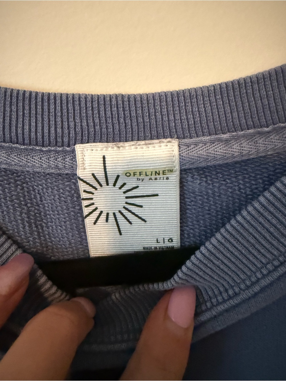 364. OFFLINE by Aerie Throw-Back Oversized Crew - Picture 5 of 5